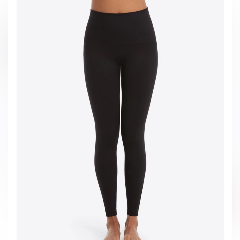 Spanx Look at Me Now High-Waisted Black Leggings